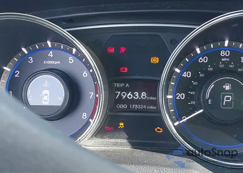 2014 Hyundai Sonata Gls из США, поврежденный, VIN 5NPEB4AC7EH826905